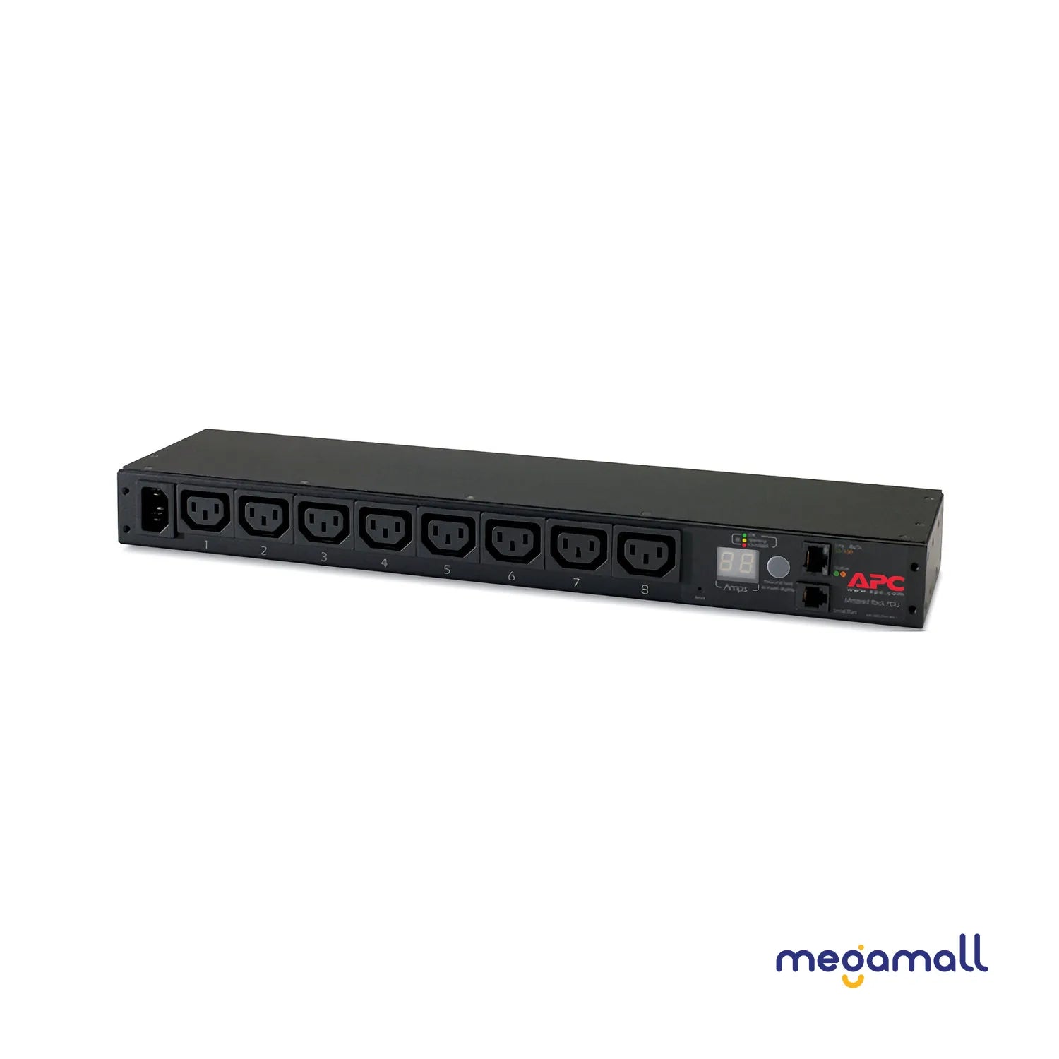 AP7820 - Rack PDU, Metered, 1U, 12A/208V, 10A/230V, (8) C13