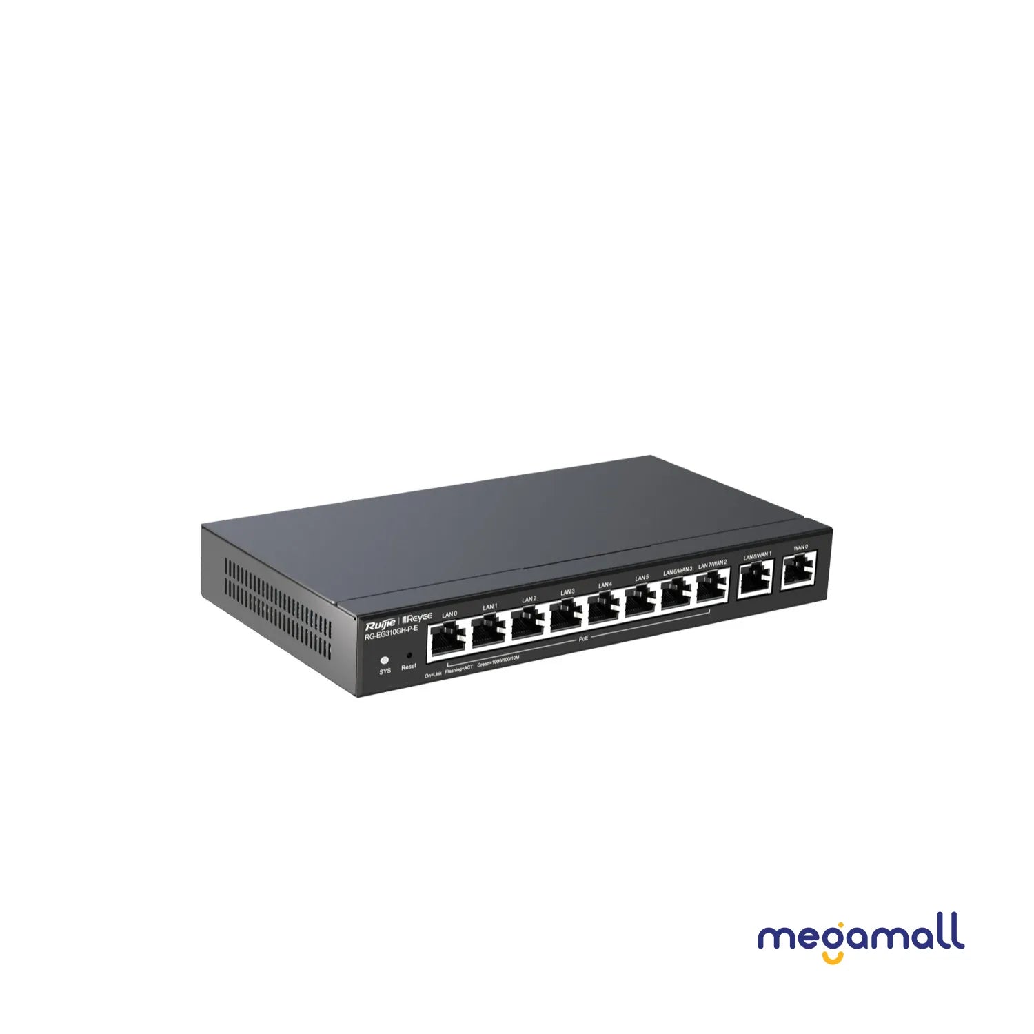 RG-EG310GH-P-E - Reyee10-Port High-Performance Cloud Managed PoE Office Router