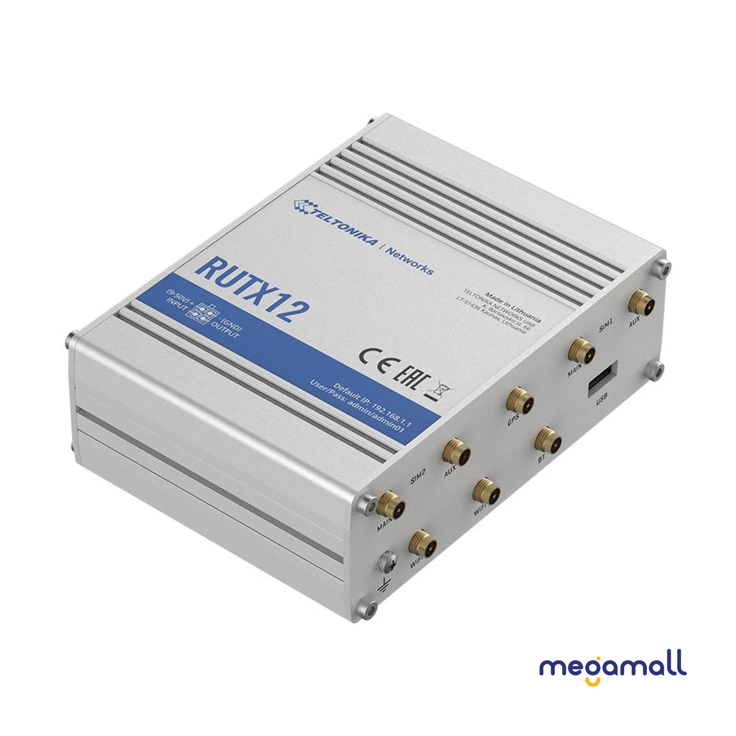RUTX12 - Dual LTE Cat 6 Industrial Cellular Router