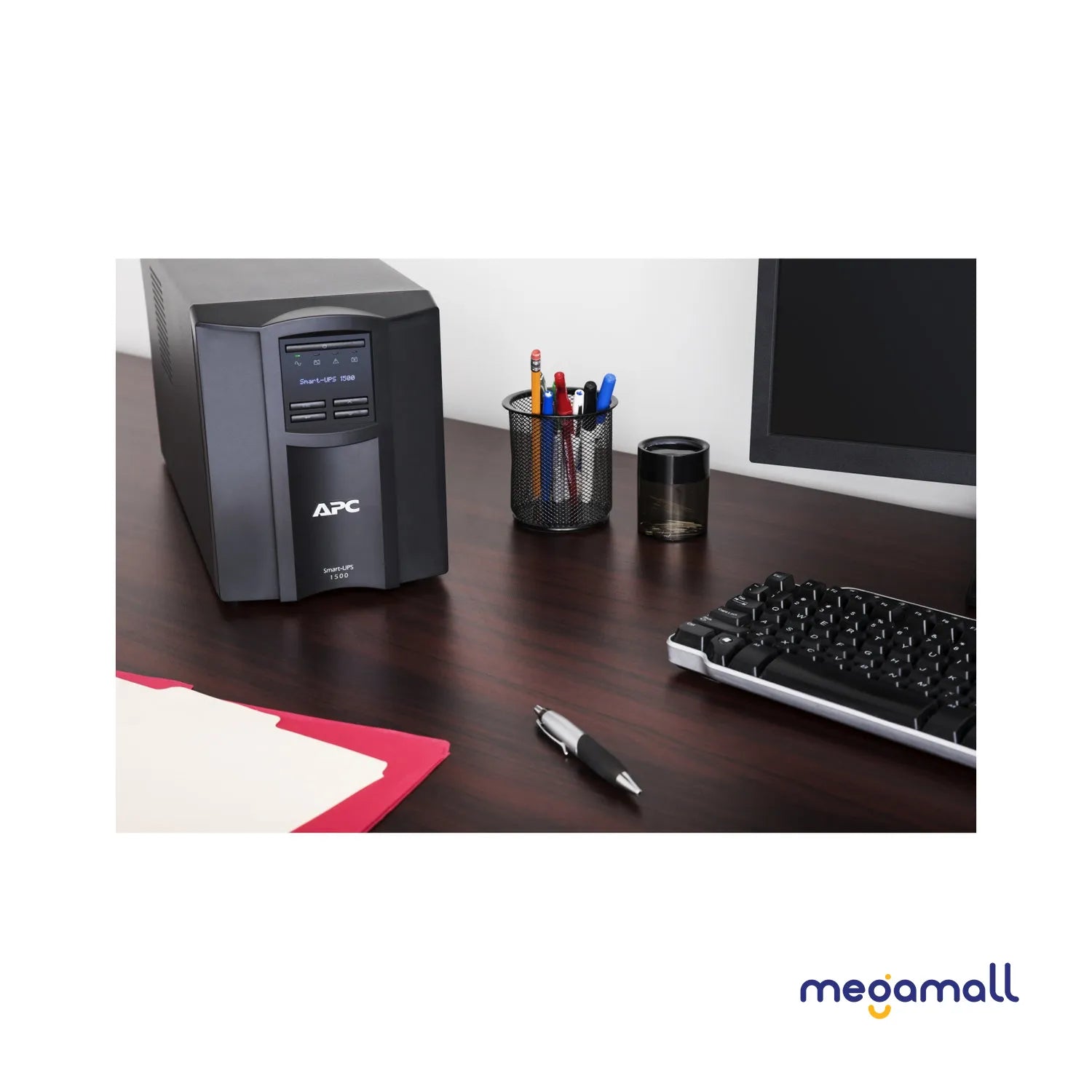 SMT1500IC - APC Smart-UPS, Line Interactive, 1500VA, Tower, 230V, 8x IEC C13 outlets, SmartConnect Port+SmartSlot, AVR, LCD