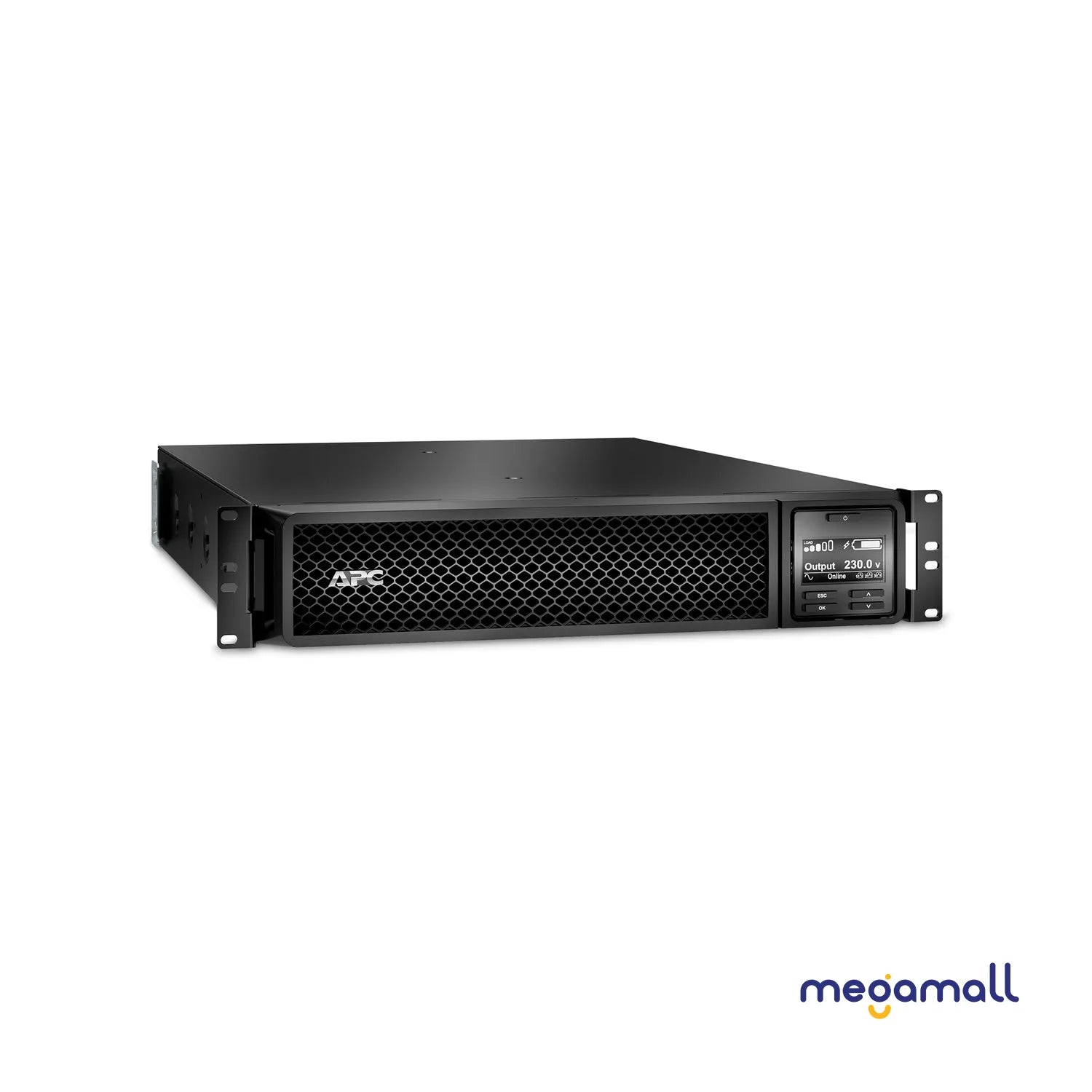 SRT2200RMXLI - APC Smart-UPS On-Line, 2200VA, Rackmount 2U, 230V, 8x C13+2x C19 IEC outlets, SmartSlot, Extended runtime, W/ rail kit
