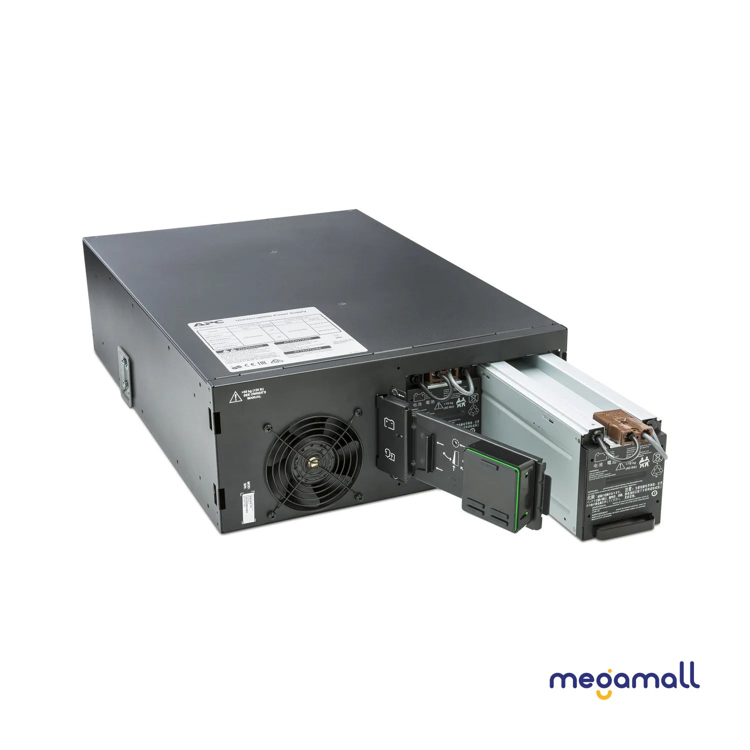 SRT6KRMXLI - APC Smart-UPS On-Line, 6kVA/6kW, Rackmount 4U, 230V, 6x C13+4x C19 IEC outlets, Network Card+SmartSlot, Extended runtime, W/ rail kit