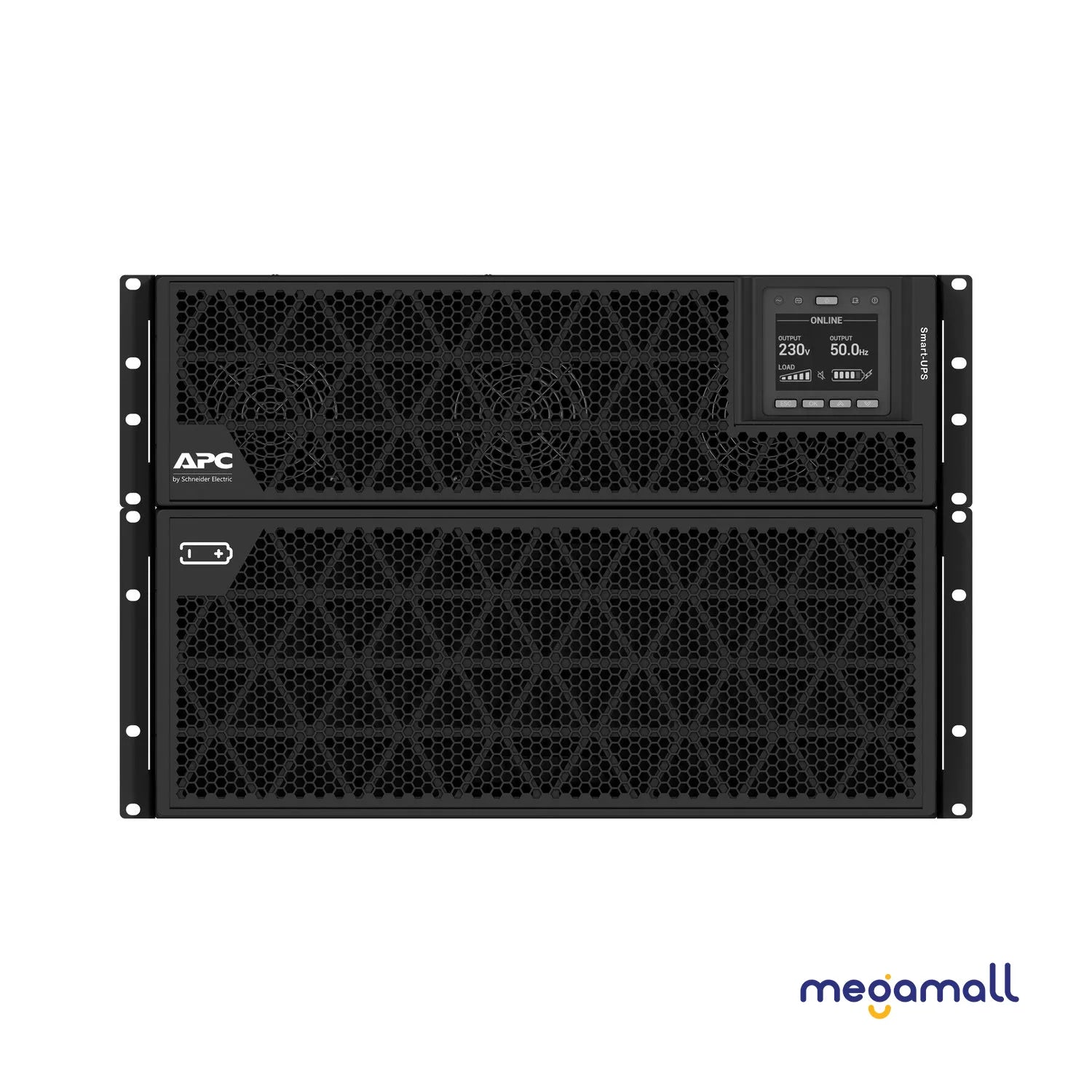 SRTG20KXLI - APC Smart-UPS On-Line, 20kVA/20kW, Rack/Tower, 230V/380V...415V, Hard wire 5-wire(3P+N+E)+3-wire(1P+N+E), Network Card, W/O rail kit