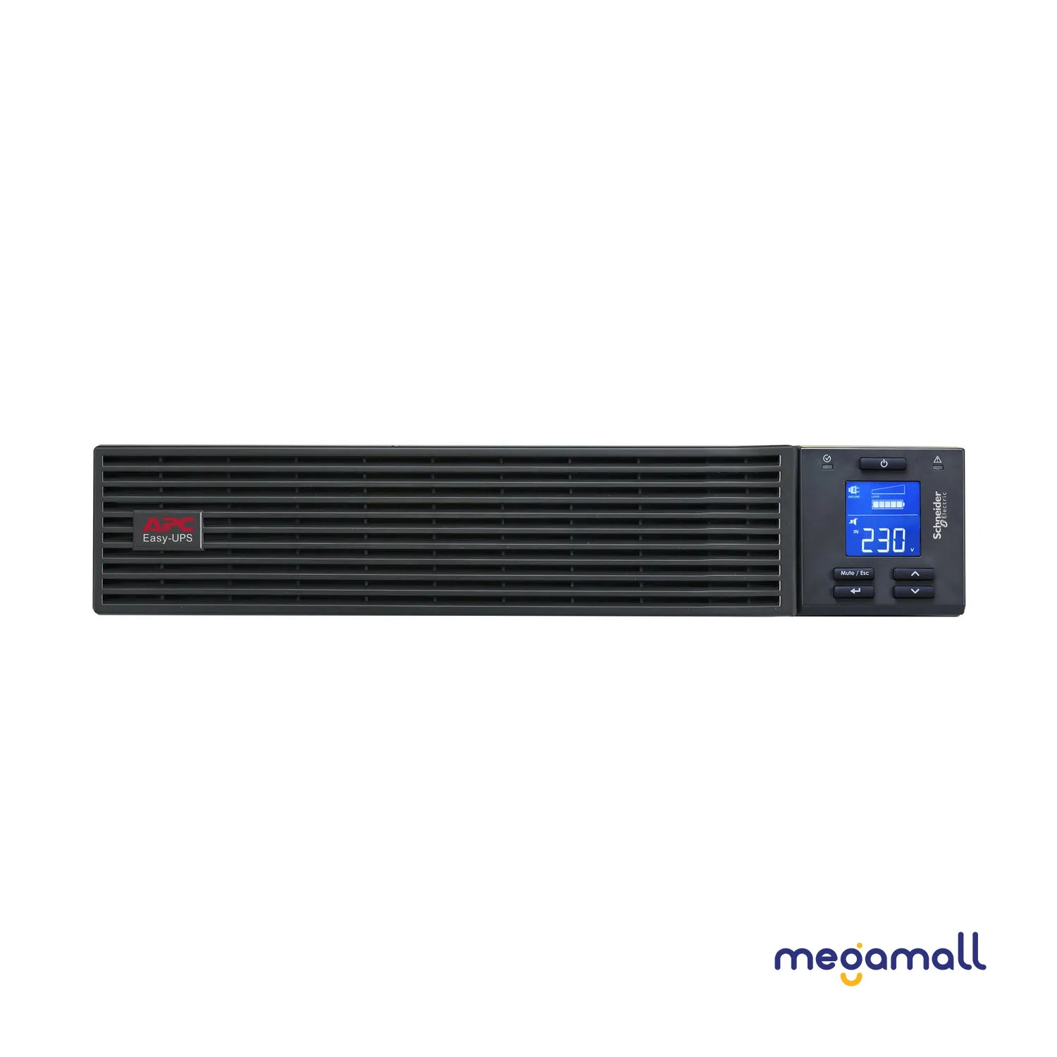 SRV2KRIRK - APC Easy UPS On-Line, 2000VA/1600W, Rackmount 2U, 230V, 3x IEC C13 outlets, Intelligent Card Slot, LCD, W/ rail kit