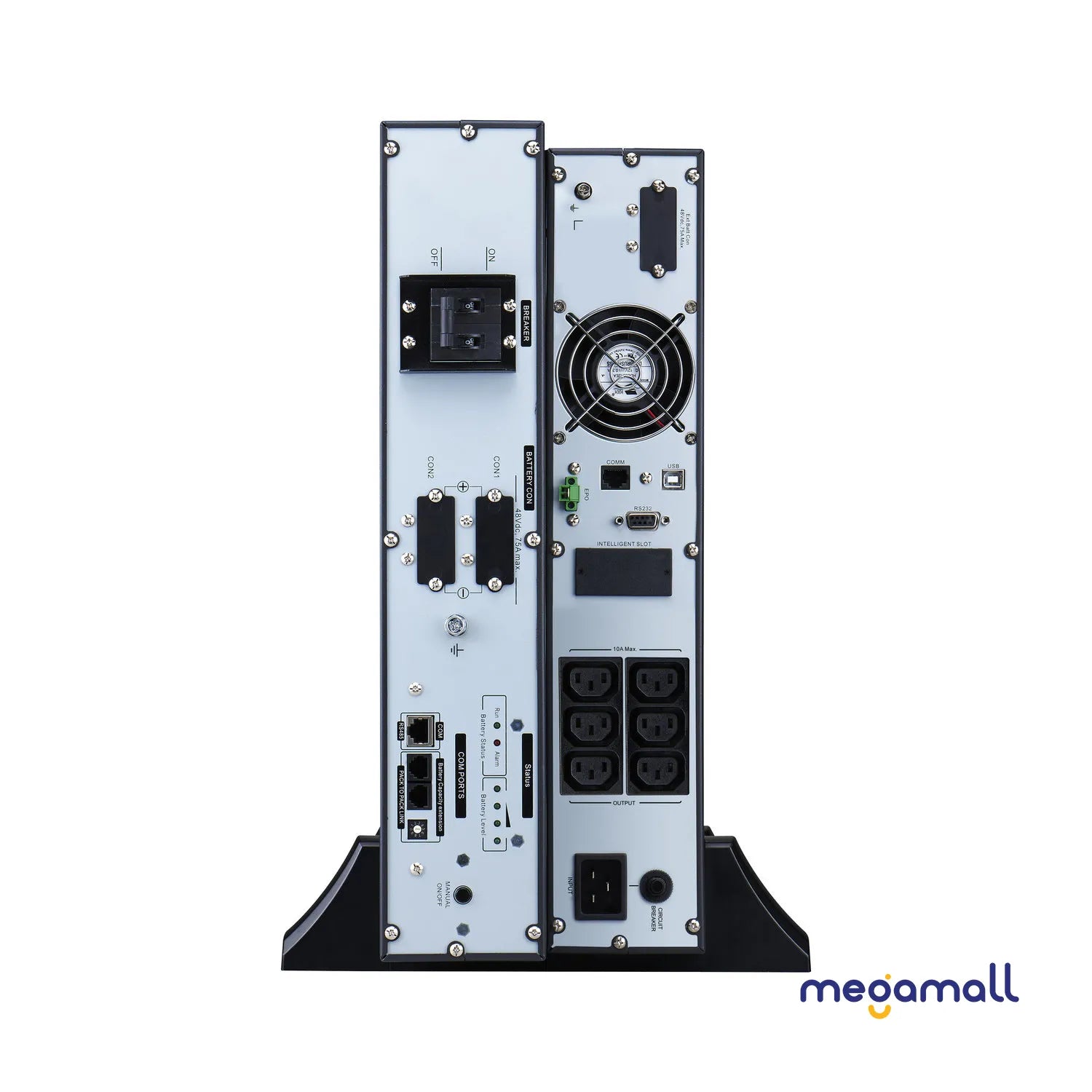 SRVL2KRILRK - APC Easy UPS On-Line, 2000VA, Lithium-ion, Rack/Tower 4U, 230V, 6 IEC C13 outlets, Intelligent Card Slot, Extended runtime, W/ rail kit