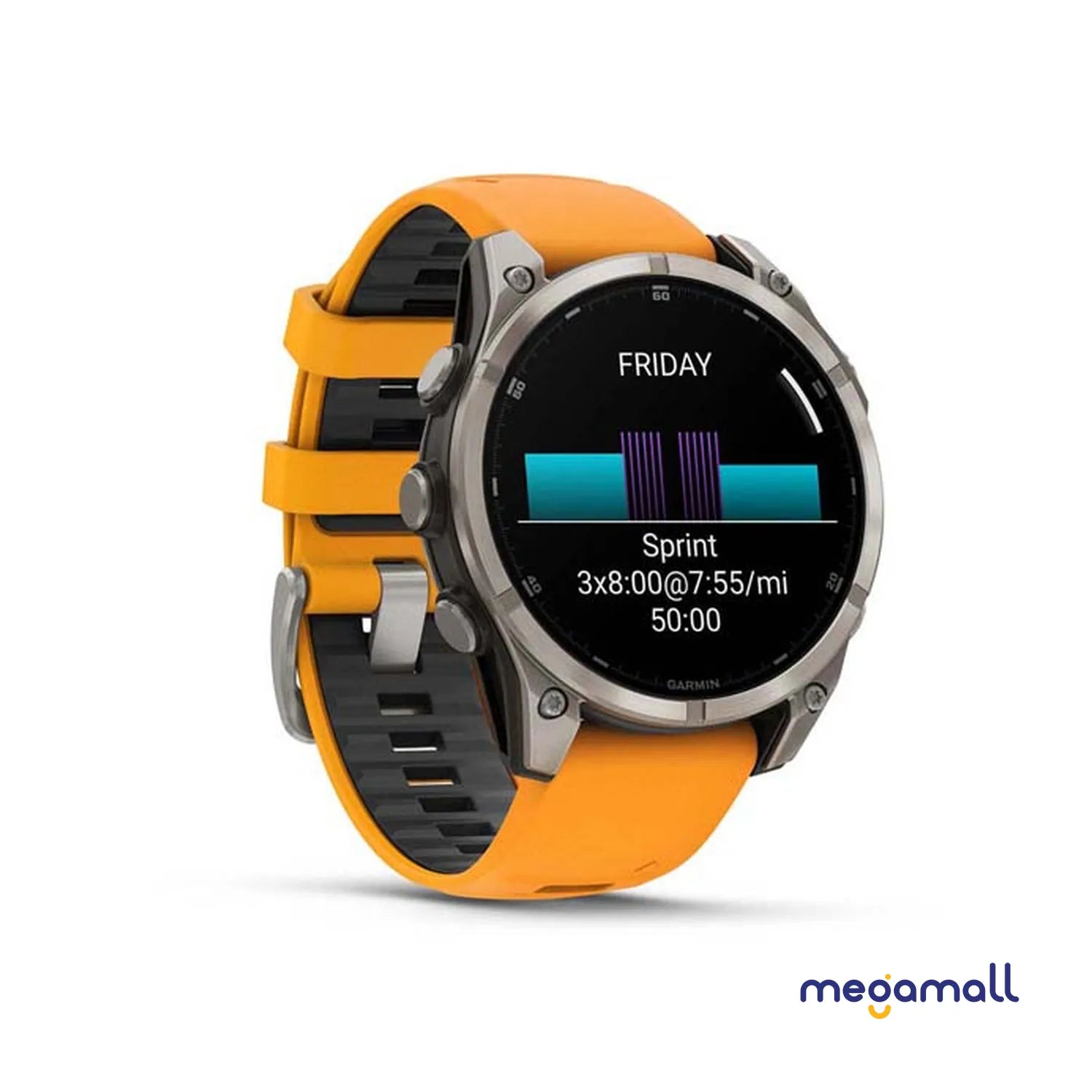 010-02904-19 - fēnix 8 - 47 mm, AMOLED (Orange)