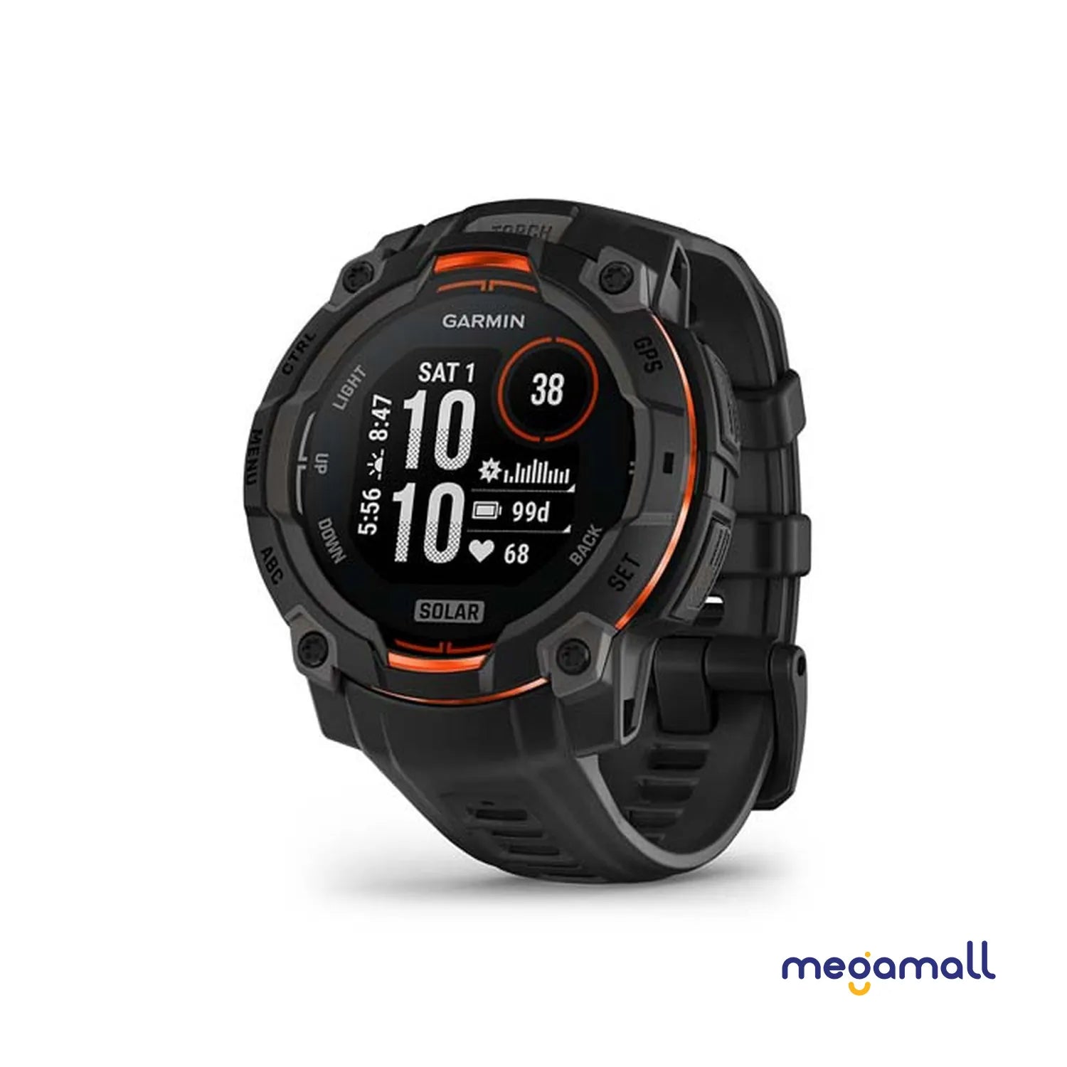 010-02934-40 - Instinct 3 - 45 mm, Solar (Black)