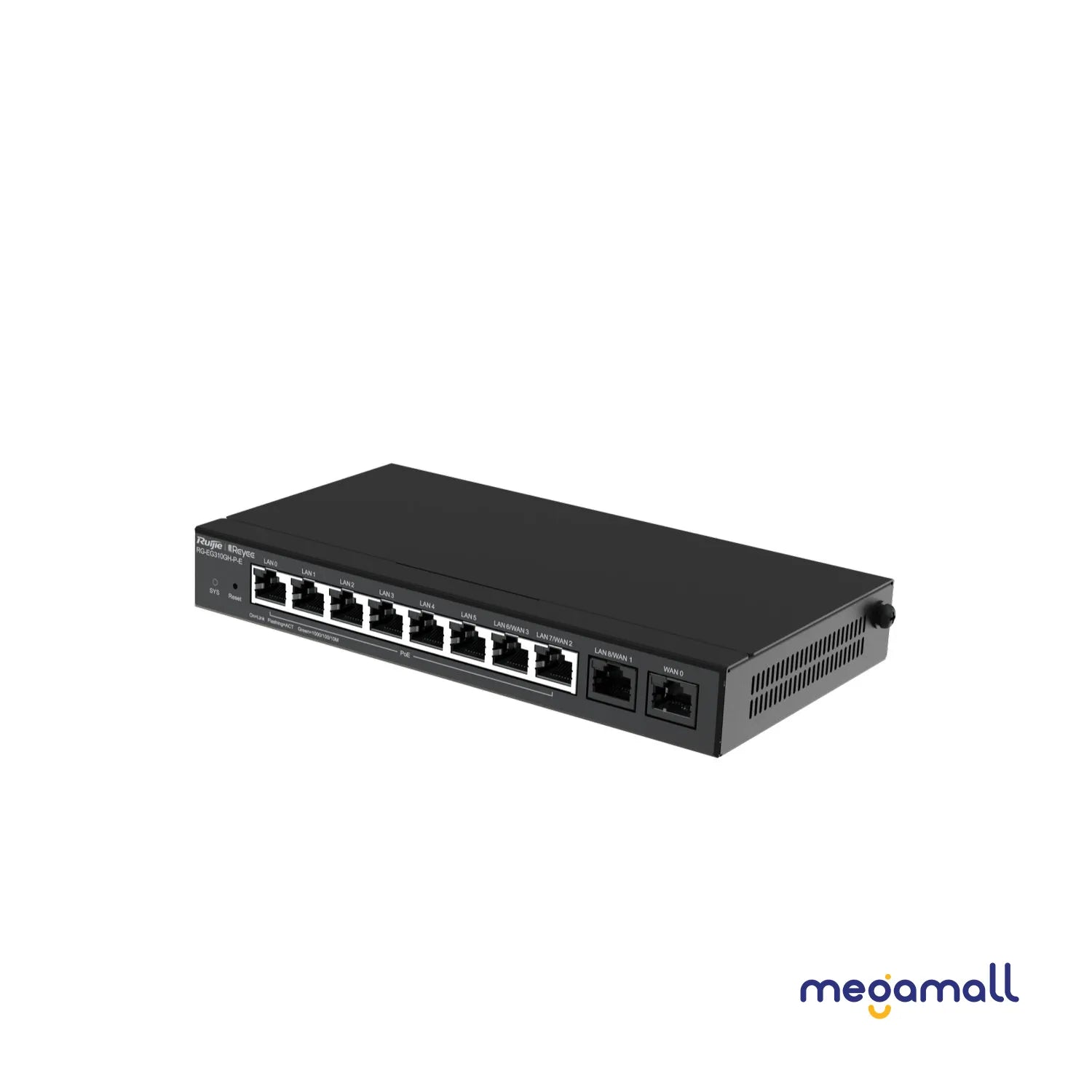 RG-EG310GH-P-E -  Reyee10-Port High-Performance Cloud Managed PoE Office Router