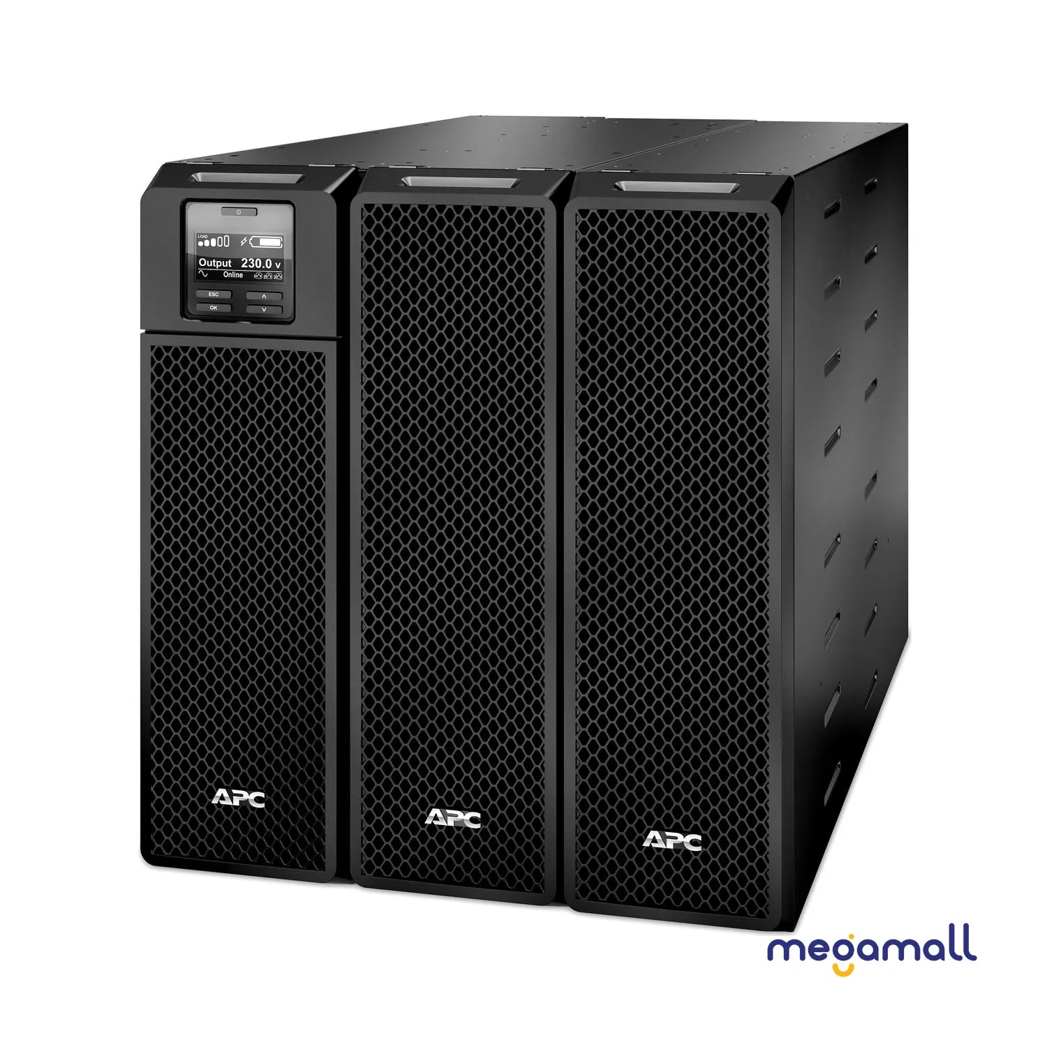 SRT10KXLI - APC Smart-UPS On-Line, 10kVA/10kW, Tower, 230V/400V, 6x C13+4x C19 IEC outlets, Network Card+SmartSlot, Extended runtime, W/O rail kit