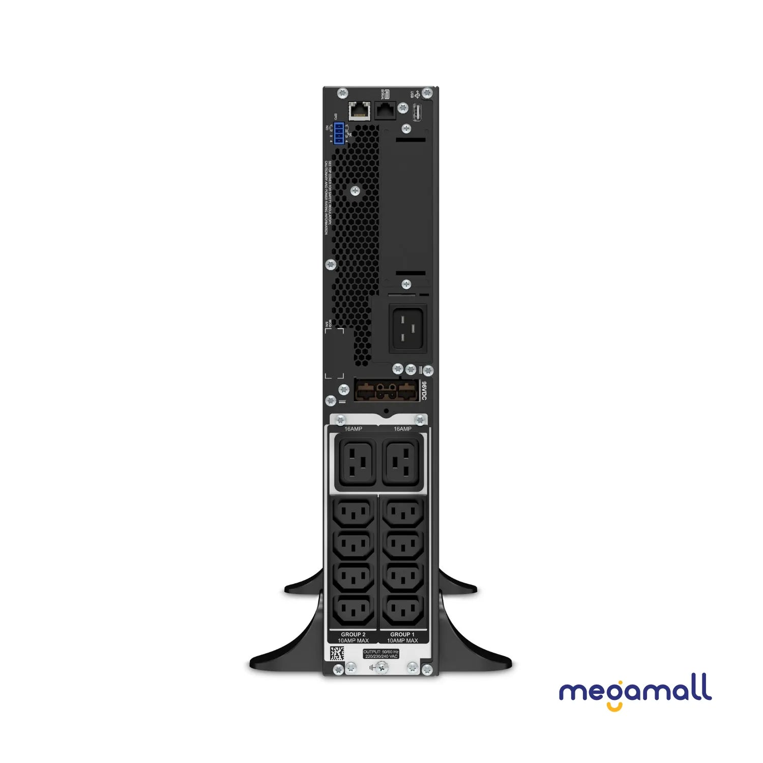 SRT3000XLI - APC Smart-UPS On-Line, 3kVA, Tower, 230V, 8x C13+2x C19 IEC outlets, SmartSlot, Extended runtime, W/O rail kit