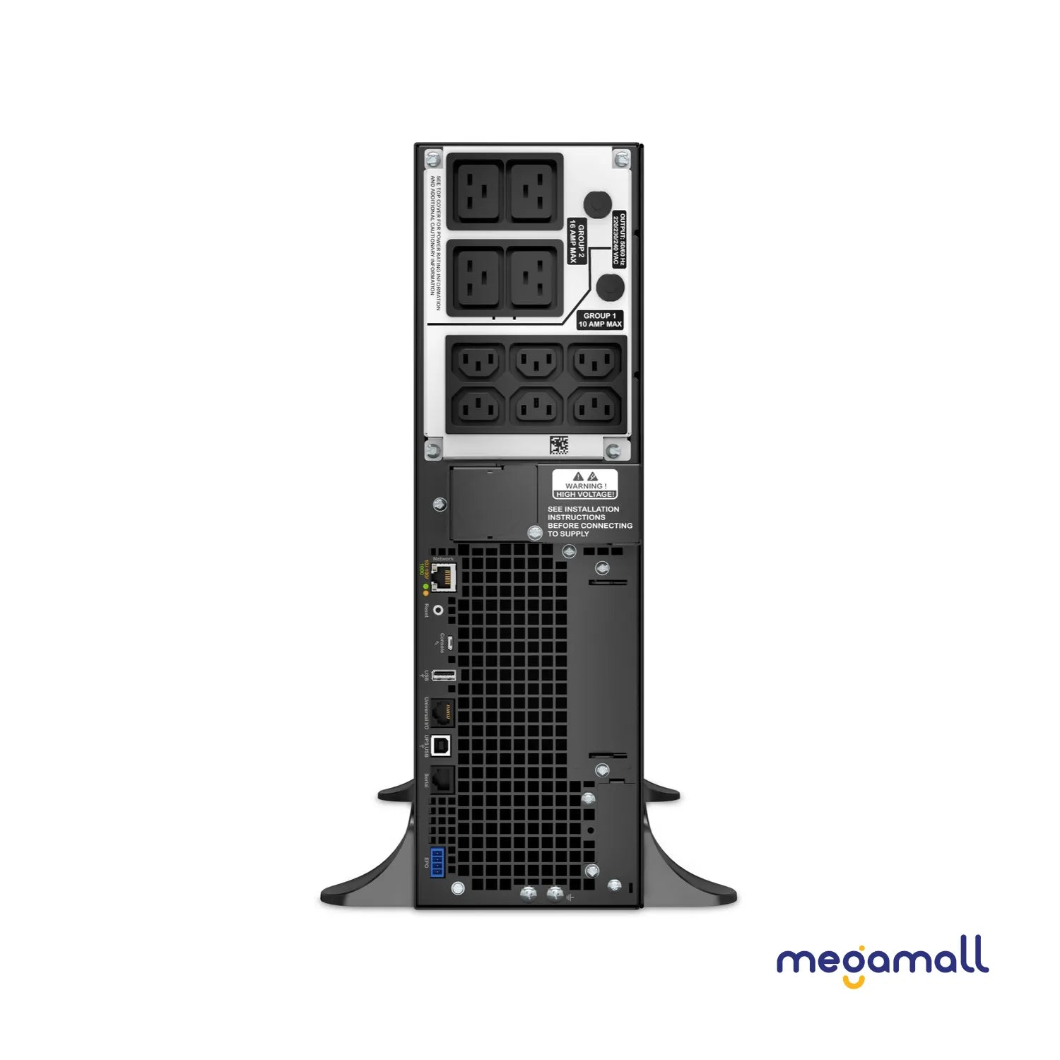 SRT5KXLI - APC Smart-UPS On-Line, 5kVA, Tower, 230V, 6x C13+4x C19 IEC outlets, Network Card+SmartSlot, Extended runtime, W/O rail kit
