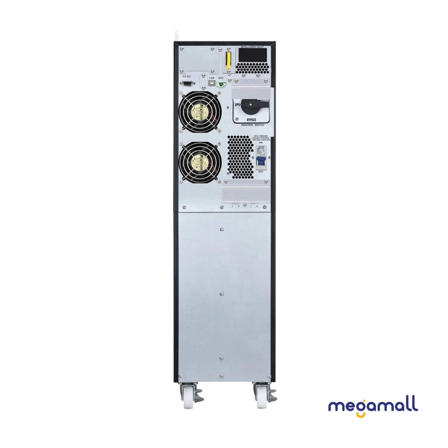 SRV10KI - APC Easy UPS On-Line, 10kVA/10kW, Tower, 230V, Hard wire 3-wire(1P+N+E) outlet, Intelligent Card Slot, LCD