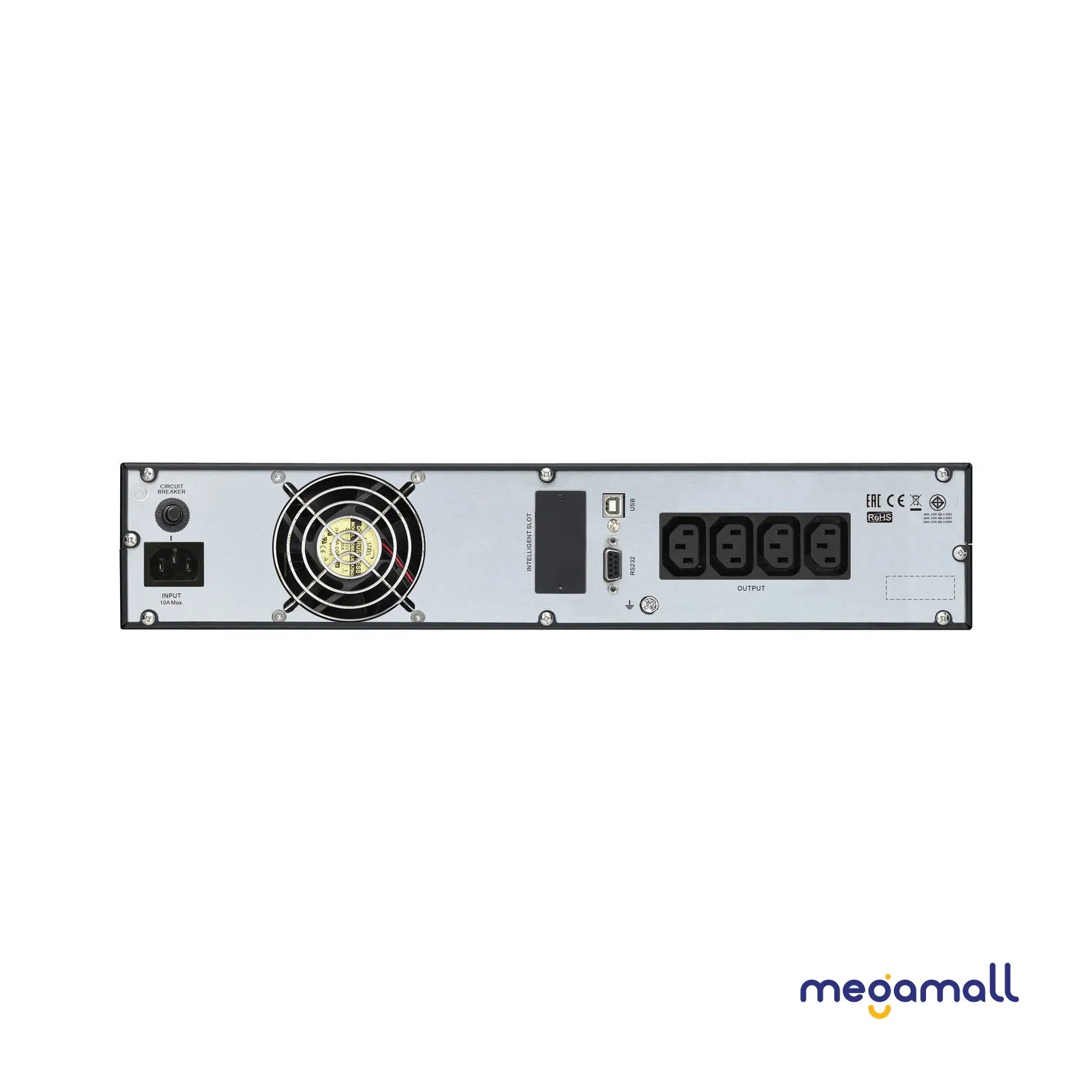 SRV2KRIRK - APC Easy UPS On-Line, 2000VA/1600W, Rackmount 2U, 230V, 3x IEC C13 outlets, Intelligent Card Slot, LCD, W/ rail kit
