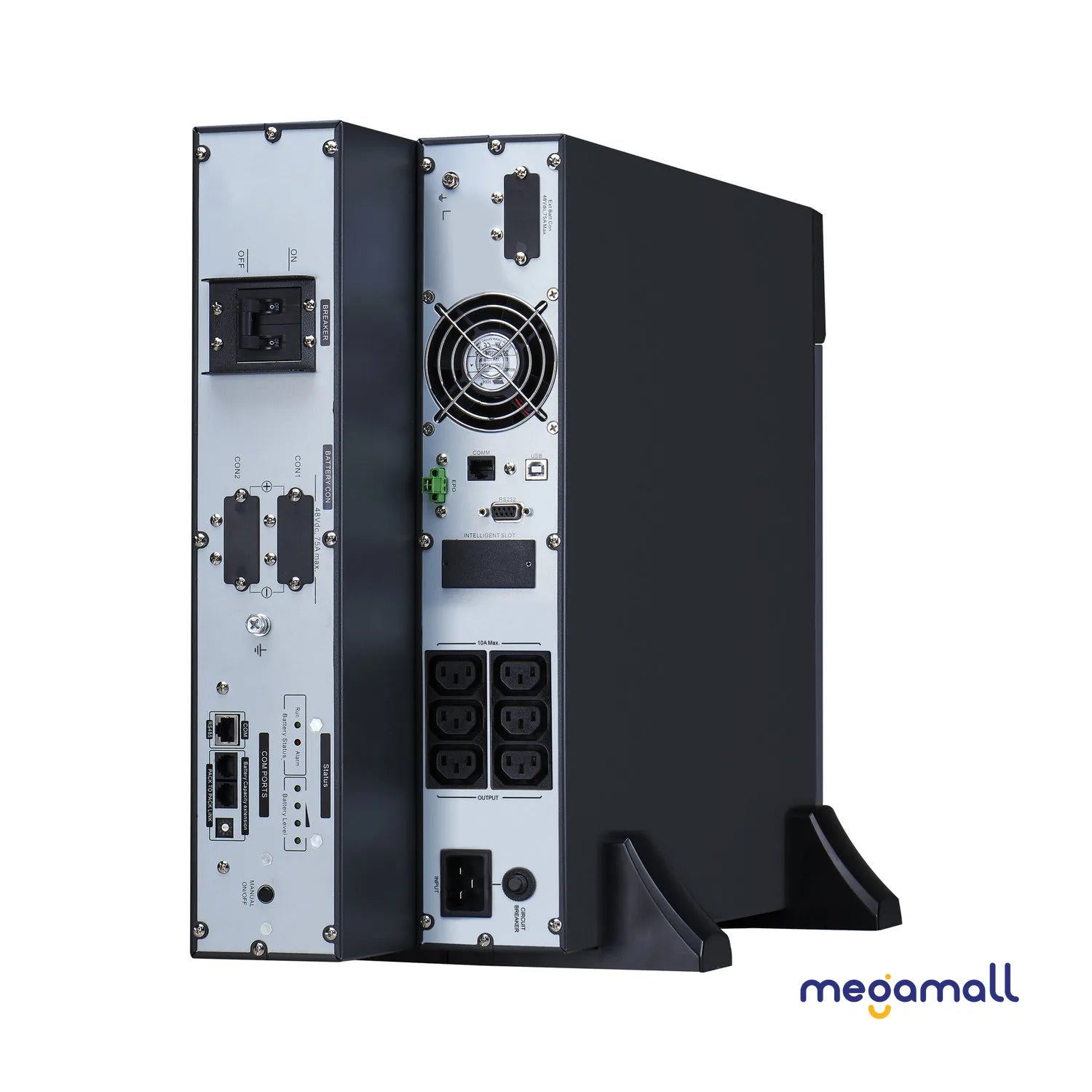 SRVL2KRILRK - APC Easy UPS On-Line, 2000VA, Lithium-ion, Rack/Tower 4U, 230V, 6 IEC C13 outlets, Intelligent Card Slot, Extended runtime, W/ rail kit