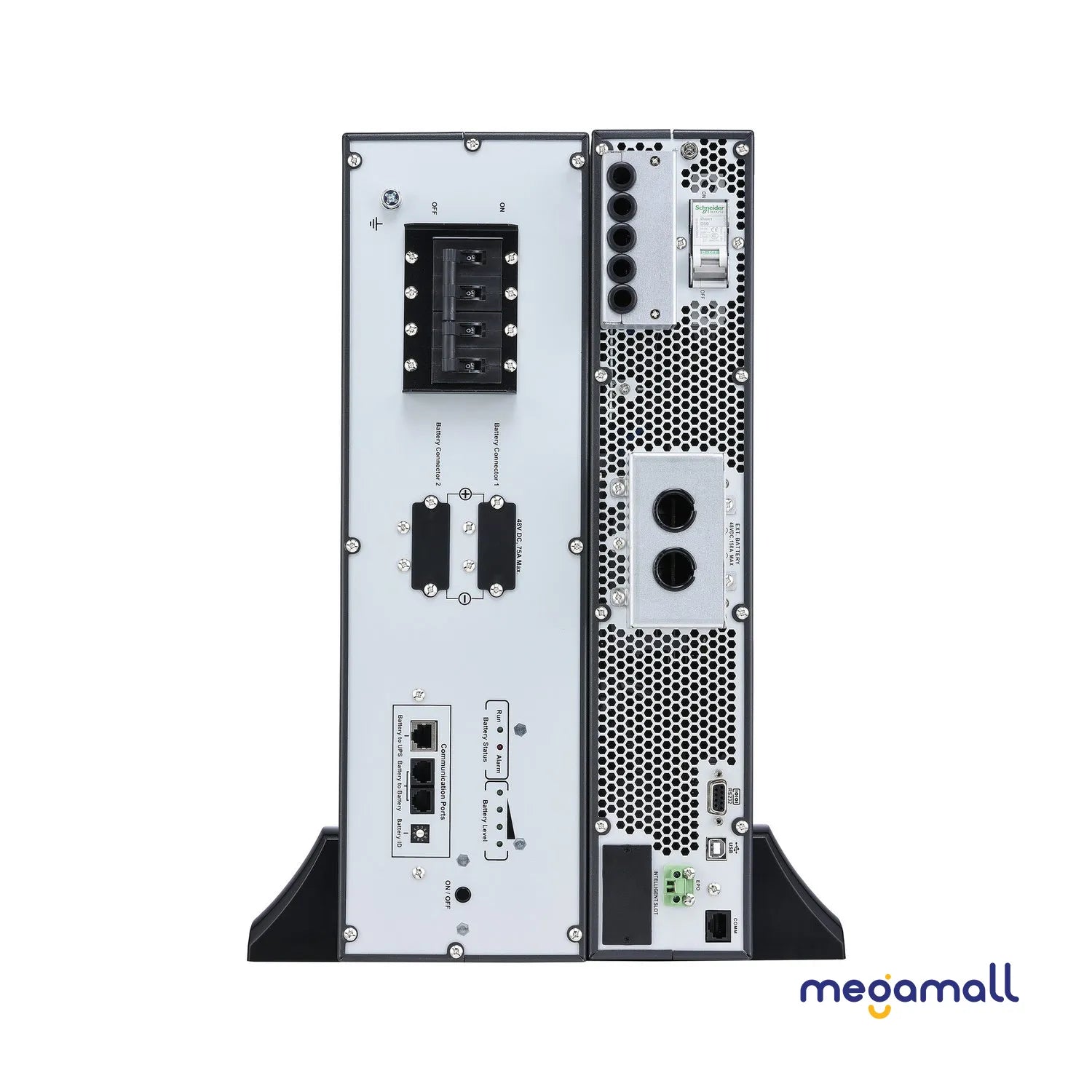 SRVL6KRILRK - APC Easy UPS On-Line, 6kVA/6kW, Lithium-ion, Rack/Tower 5U, 230V, 1 Hard wire (1P+N+E) outlet, Intelligent Card Slot, Extended runtime, W/ rail kit